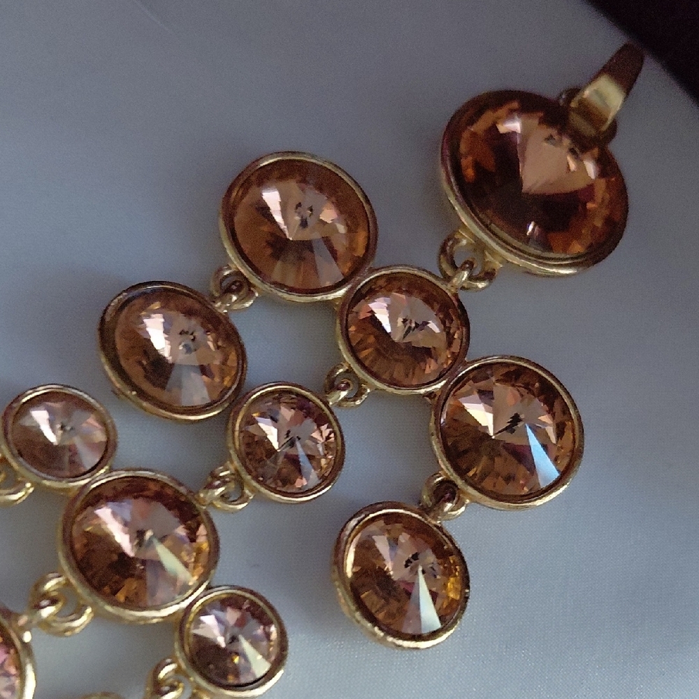 Elegant Gold and PINK Pendant